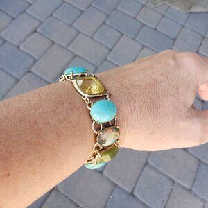 Chico's Art Deco Style Chunky Bracelet
